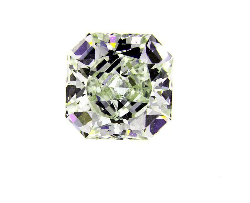 Rare 1.74 CT Fancy Green Color Natural Loose Diamond GIA Certified Radiant Cut