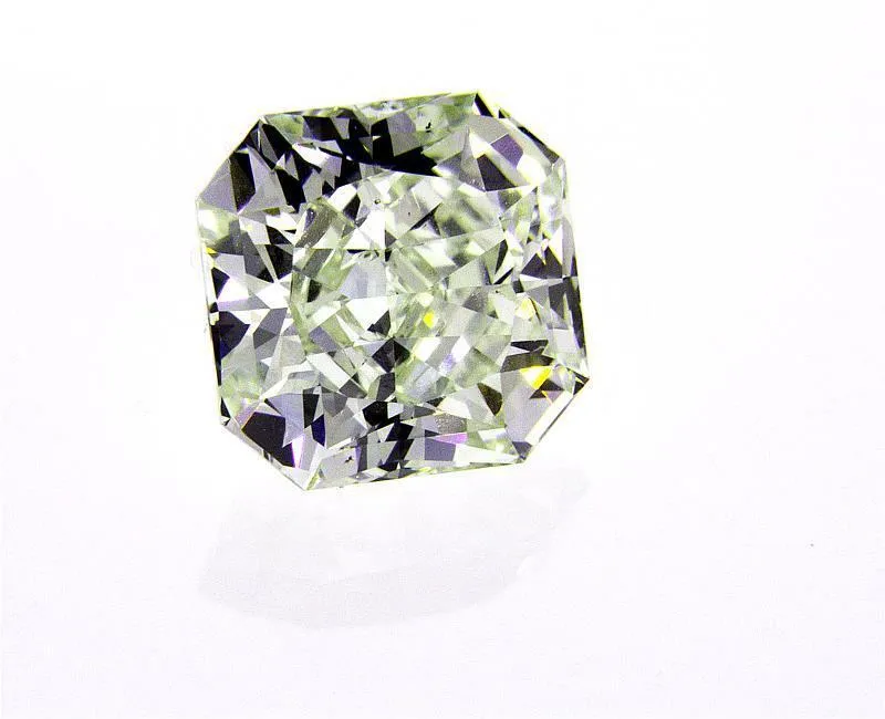 Rare 1.74 CT Fancy Green Color Natural Loose Diamond GIA Certified Radiant Cut