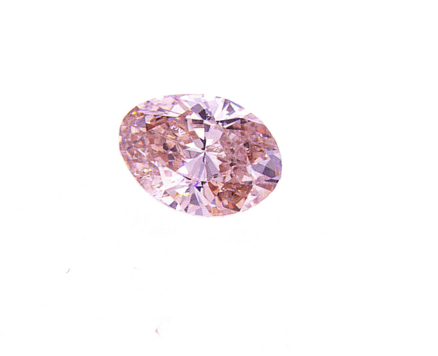 Rare Diamond Natural Loose Fancy PINK Color Oval Cut 0.18 CT SI2 GIA Certified