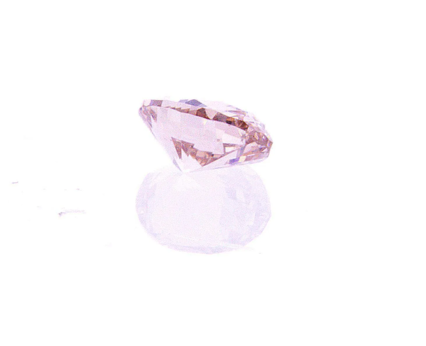 Rare Diamond Natural Loose Fancy PINK Color Oval Cut 0.18 CT SI2 GIA Certified