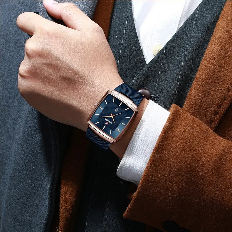 REWARD Men's Fashion Waterproof Quartz Business Ultra Thin Stainless Steel  Wristwatch