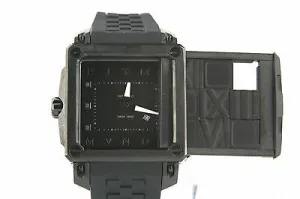 Ritmo Mundo Puzzle Automatic 25 Jewel Limited Black Women's Watch 511 w/ Box