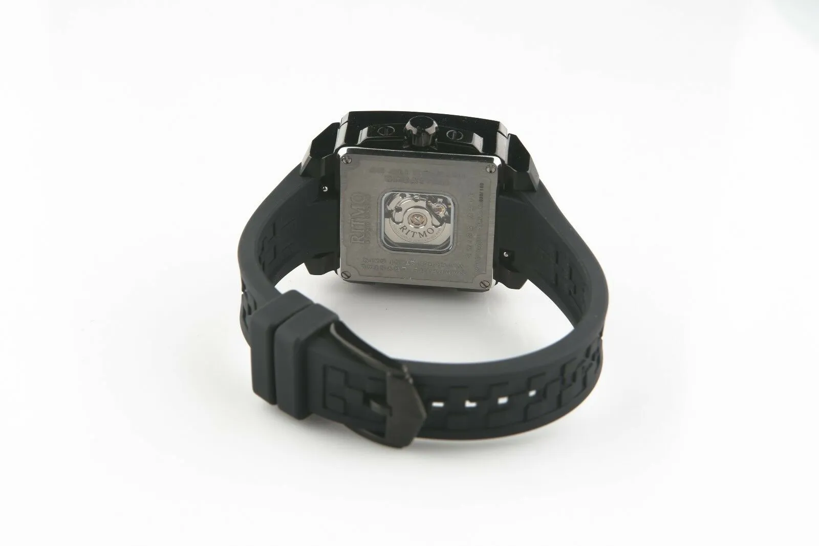 Ritmo Mundo Puzzle Automatic 25 Jewel Limited Black Women's Watch 511 w/ Box