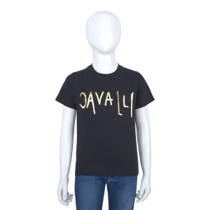 Roberto Cavalli Black & Gold T-Shirt