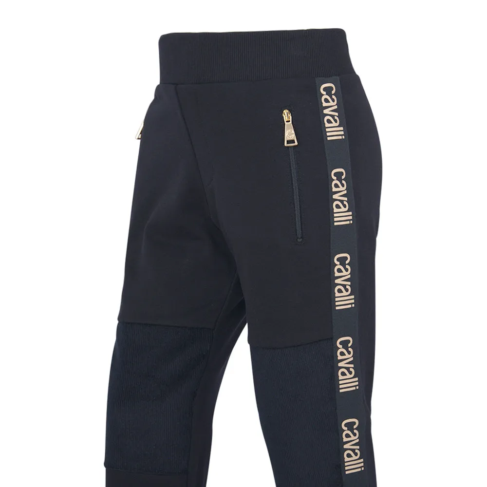 Roberto Cavalli Black Jogging Trouser