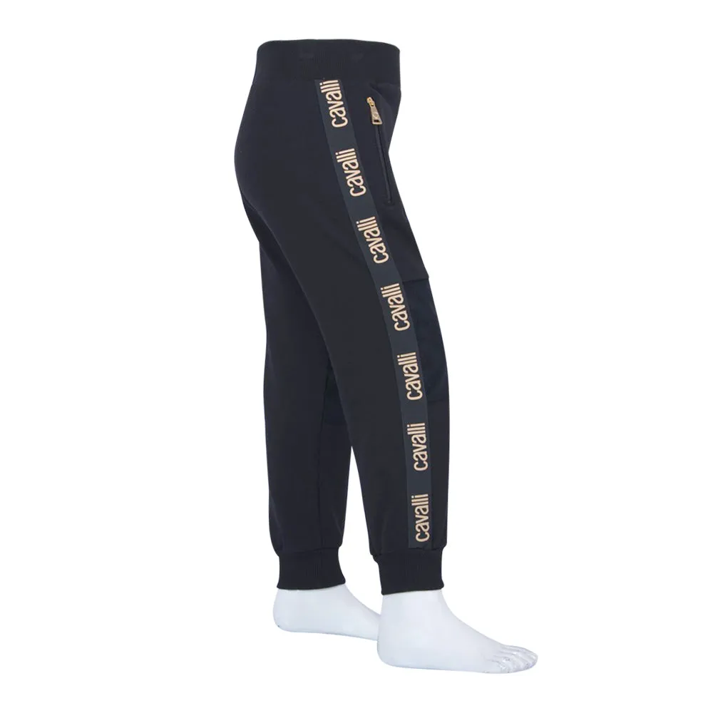 Roberto Cavalli Black Jogging Trouser