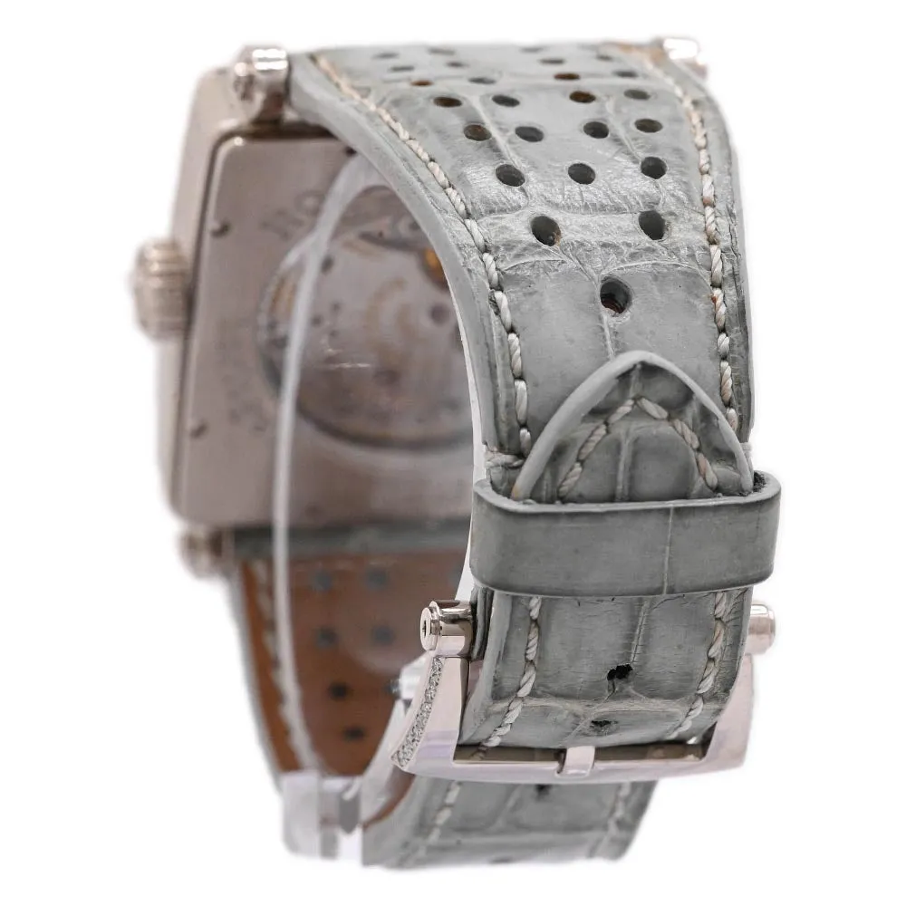 Roger Dubuis Men's 18K White Gold & Carbon 37mm Watch Reference: DBGS0322