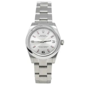 Rolex Air-King Stainless Steel 34mm Silver Dial Watch Reference #: 114200