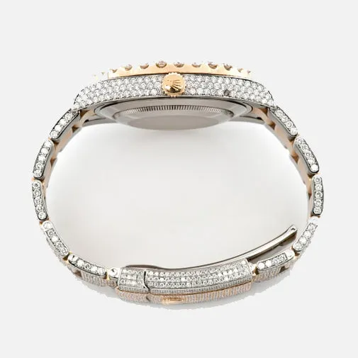 Rolex Datejust II Two-Tone Diamond 25ct. Iced Out