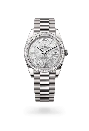 Rolex Day-Date 40 in 18 kt white gold, M228349RBR-0040 | Walters & Hogsett