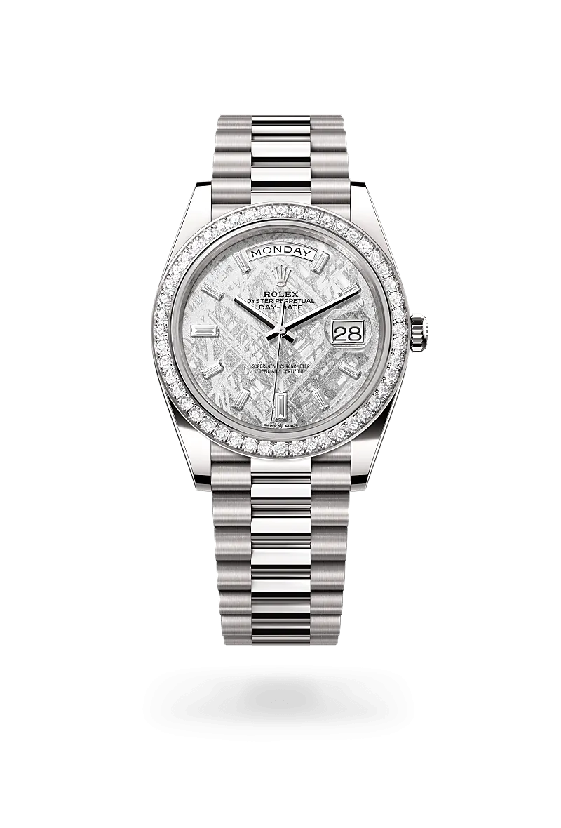 Rolex Day-Date 40 in 18 kt white gold, M228349RBR-0040 | Walters & Hogsett