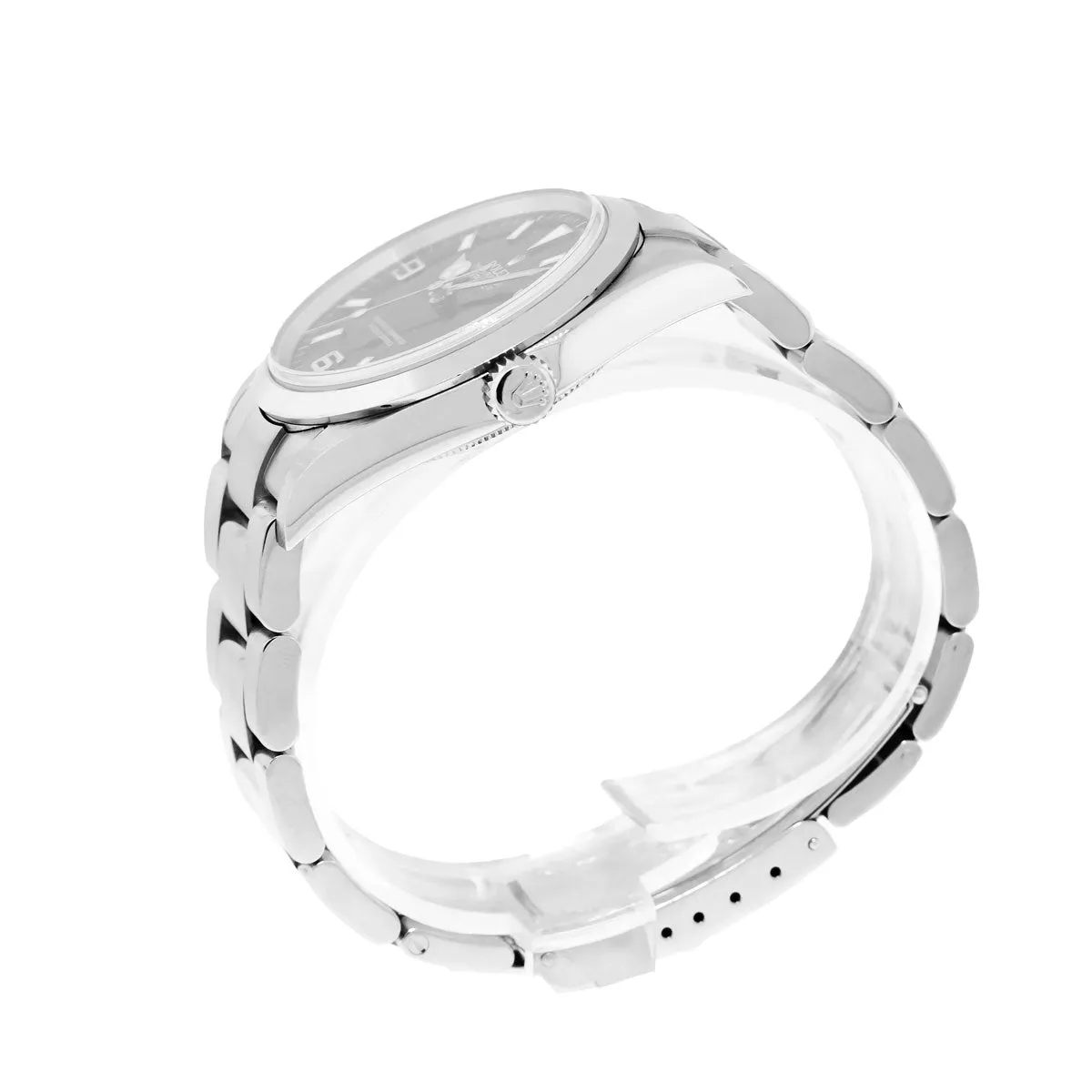 Rolex Explorer I 36mm Stainless Steel Black Dial & Smooth Bezel 114270