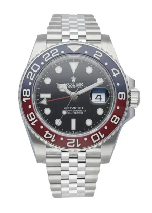 Rolex GMT-MASTER ll 126710BLRO Pepsi Dial Stainless steel Men's Watch Box & Paper