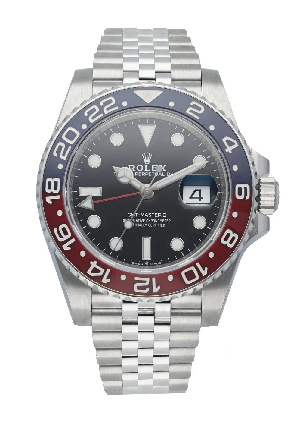 Rolex GMT-MASTER ll 126710BLRO Pepsi Dial Stainless steel Men's Watch Box & Paper