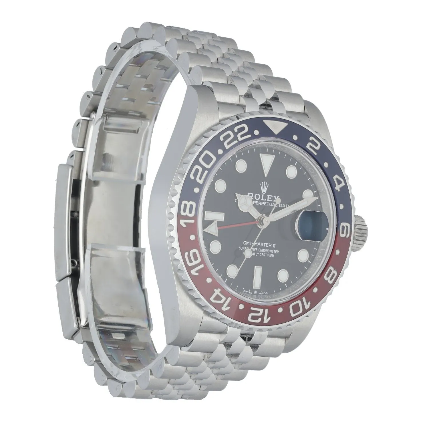 Rolex GMT-MASTER ll 126710BLRO Pepsi Dial Stainless steel Men's Watch Box & Paper