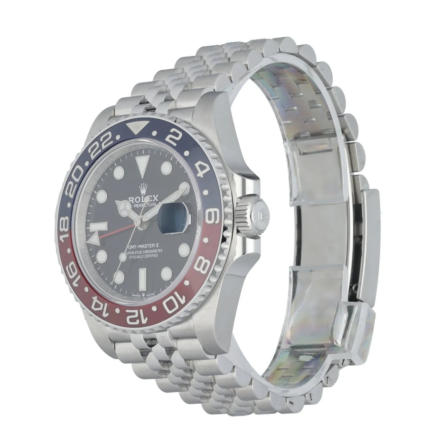 Rolex GMT-MASTER ll 126710BLRO Pepsi Dial Stainless steel Men's Watch Box & Paper