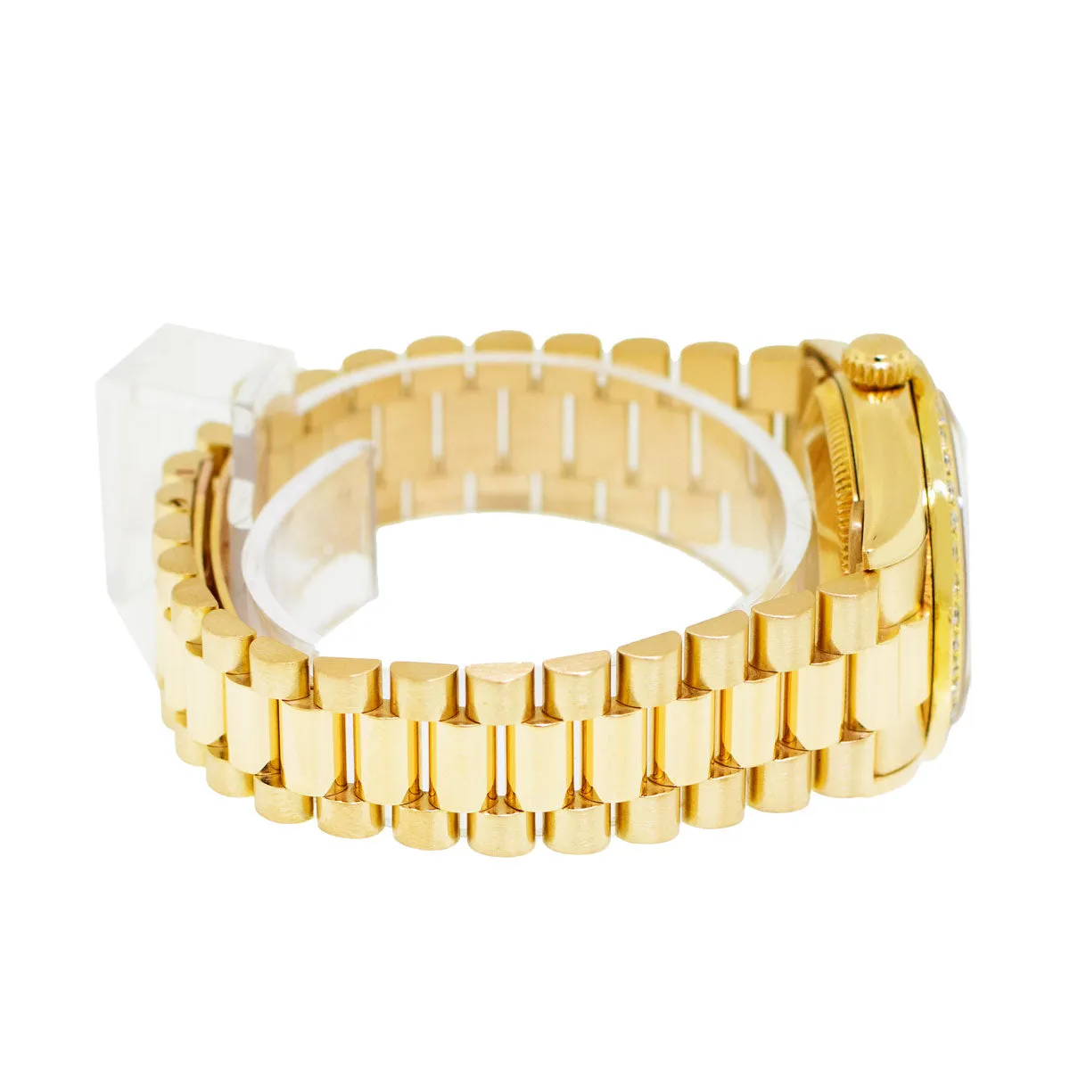 Rolex Lady-Datejust 31mm Yellow Gold Diamond Dial & Diamond Bezel 68278
