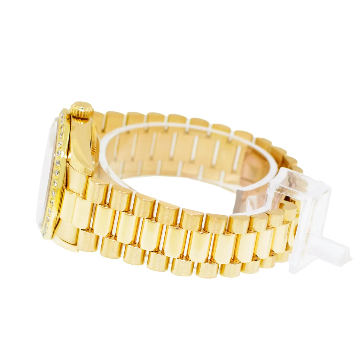 Rolex Lady-Datejust 31mm Yellow Gold Diamond Dial & Diamond Bezel 68278