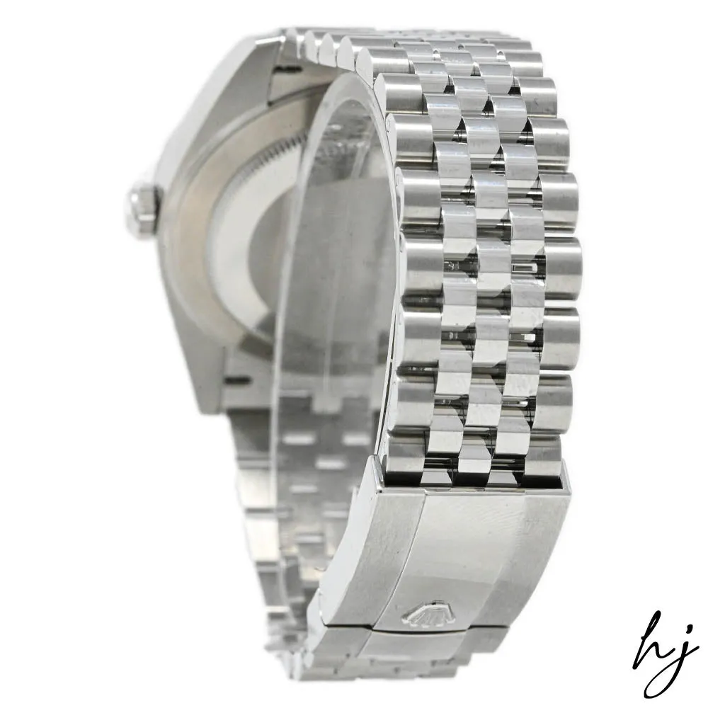 Rolex Men's Datejust 41 Stainless Steel 41mm Black Stick Dial Watch Reference #: 126300