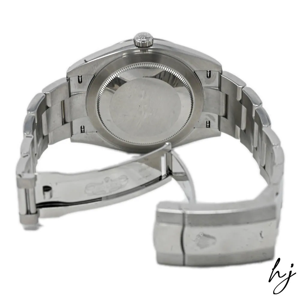 Rolex Men's Datejust 41 Stainless Steel 41mm Blue Roman Dial Watch Reference #: 126300