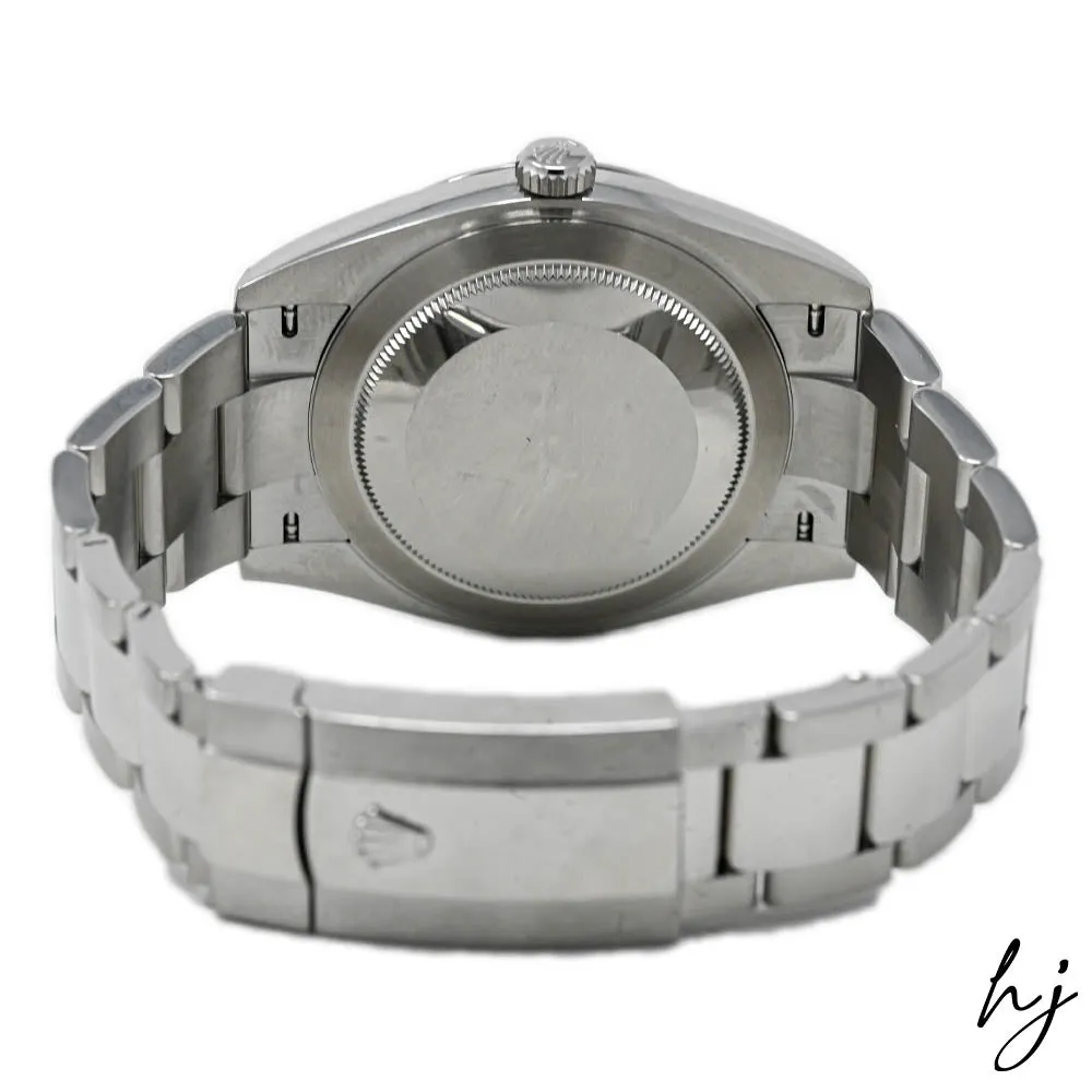 Rolex Men's Datejust 41 Stainless Steel 41mm Blue Roman Dial Watch Reference #: 126300