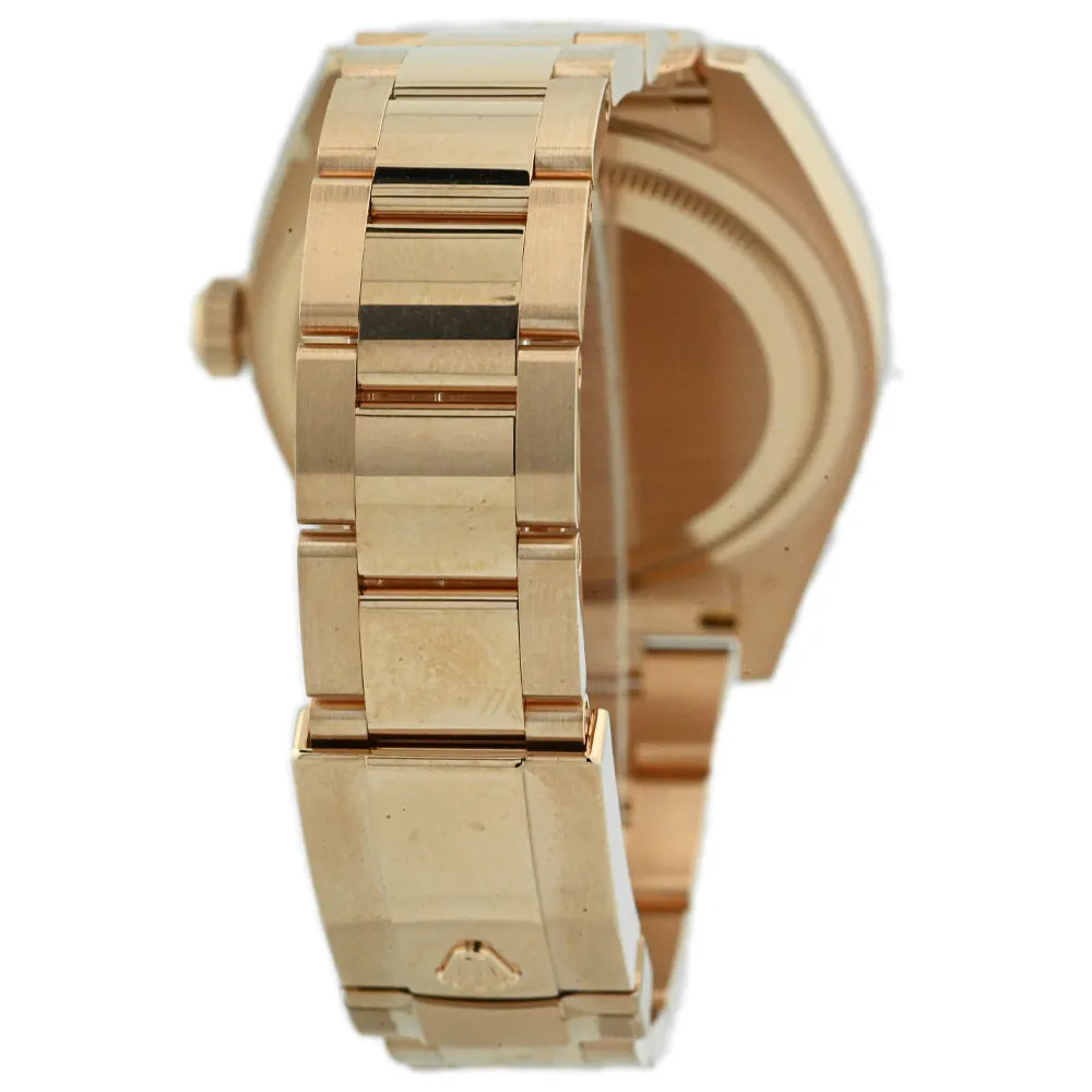 Rolex Men's Sky-Dweller 18K Everose Gold 42mm White Stick Dial Watch Reference #: 326935