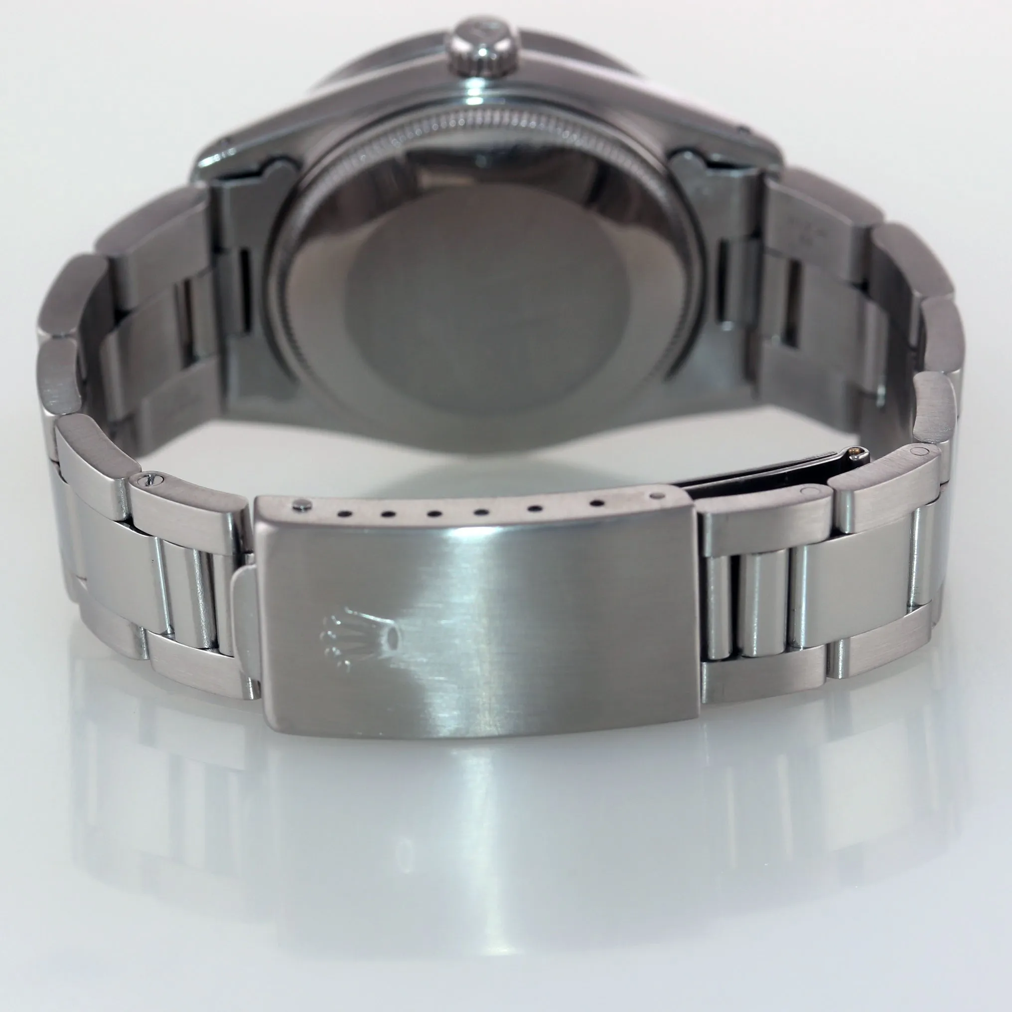 Rolex Oyster Date 15010 Steel Silver Stick Oyster Band Watch Box