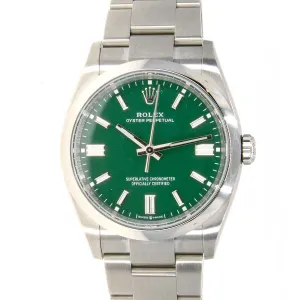Rolex Oyster Perpetual 36 Green Dial