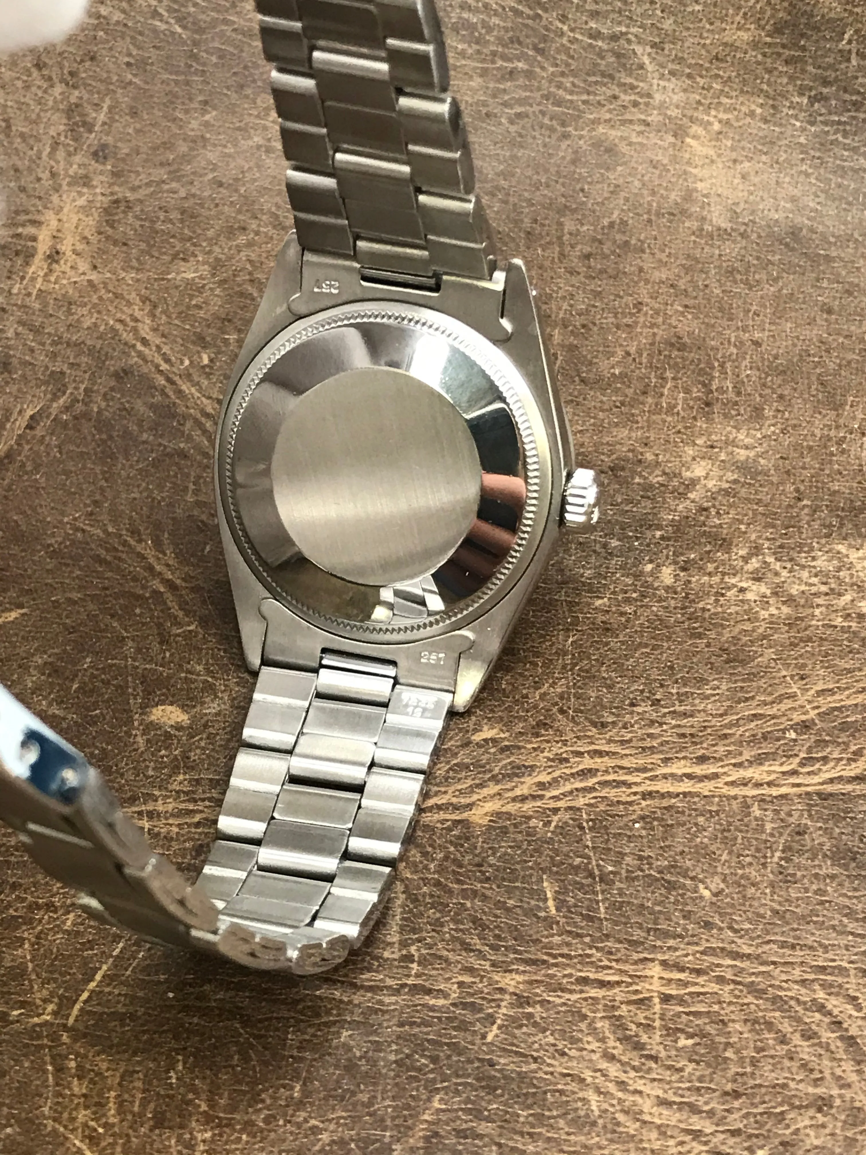 Rolex Oyster Perpetual Date 34mm 1501 Blue Dial Automatic Watch