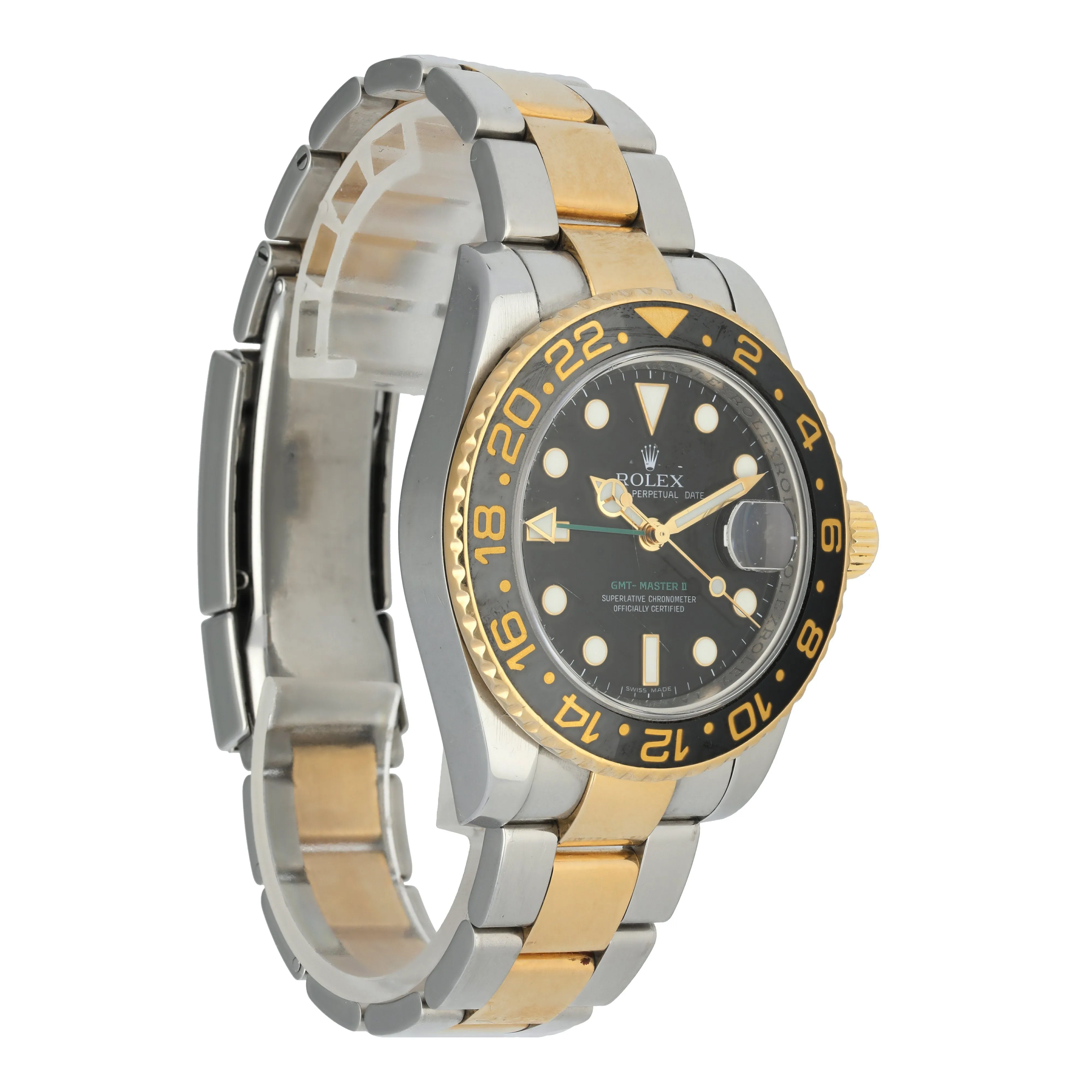 Rolex Oyster Perpetual GMT-Master II 18K 116713 Mens Watch