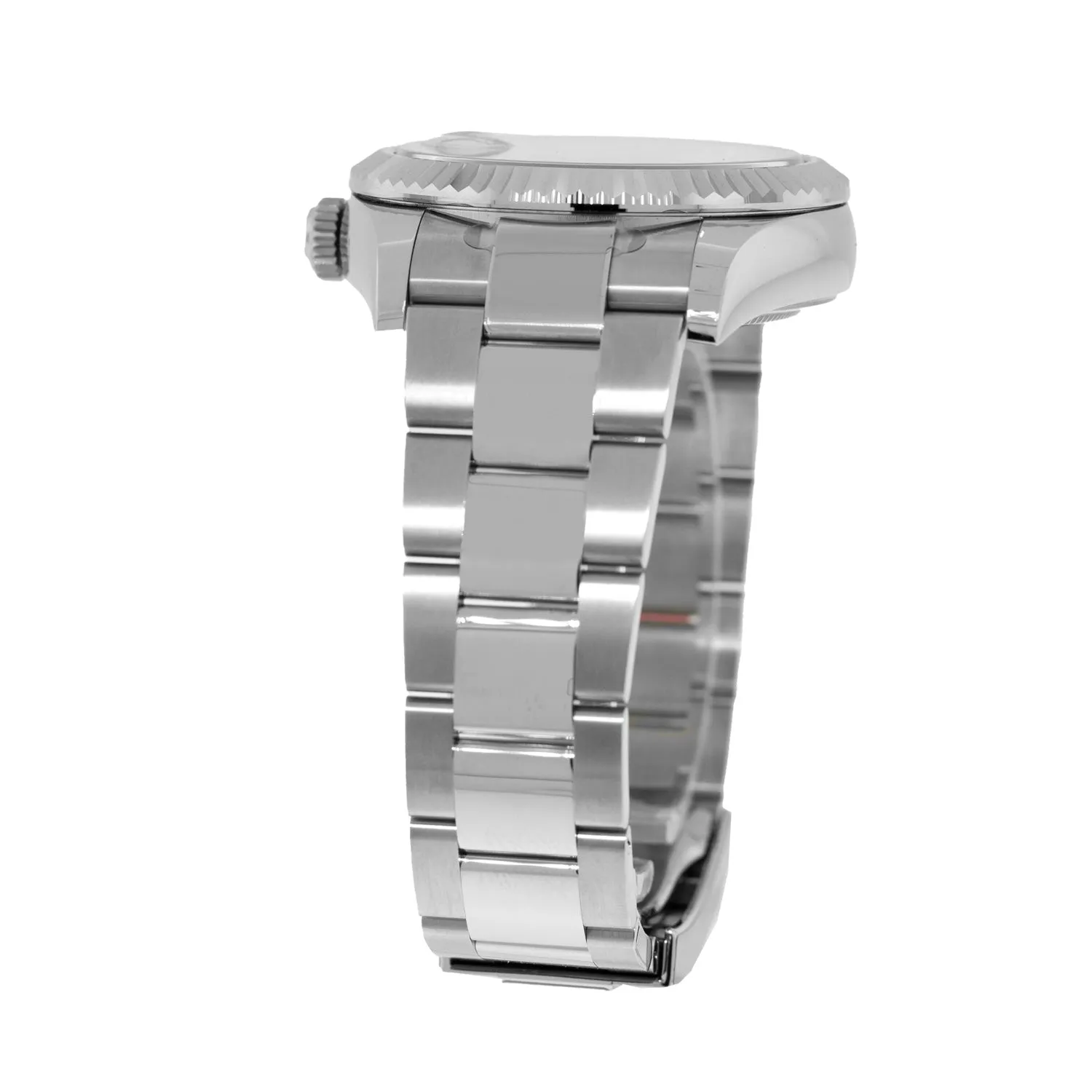 Rolex Sky-Dweller 42mm White Gold & Steel White Index Dial & Fluted Bezel 336934