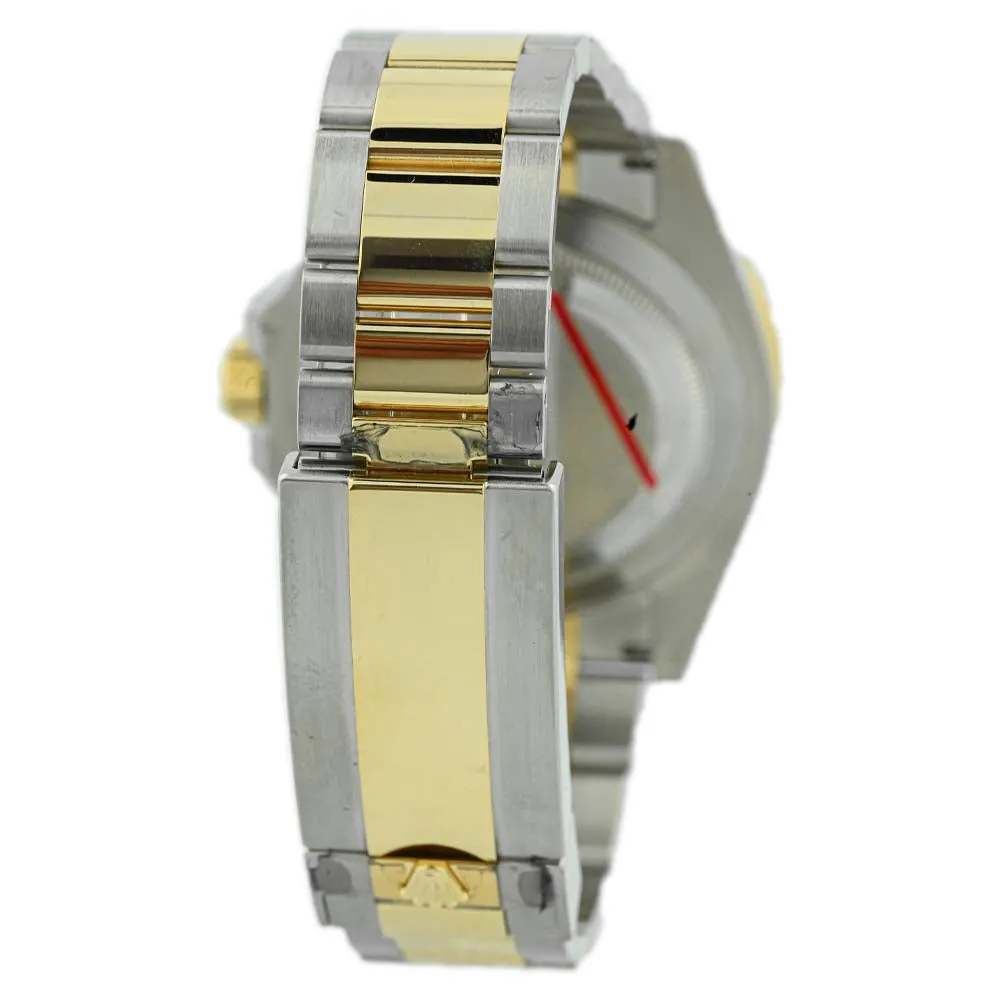 Rolex Submariner Date 18K Yellow Gold & Steel 41mm Blue Dot Dial Watch Ref# 126613LB