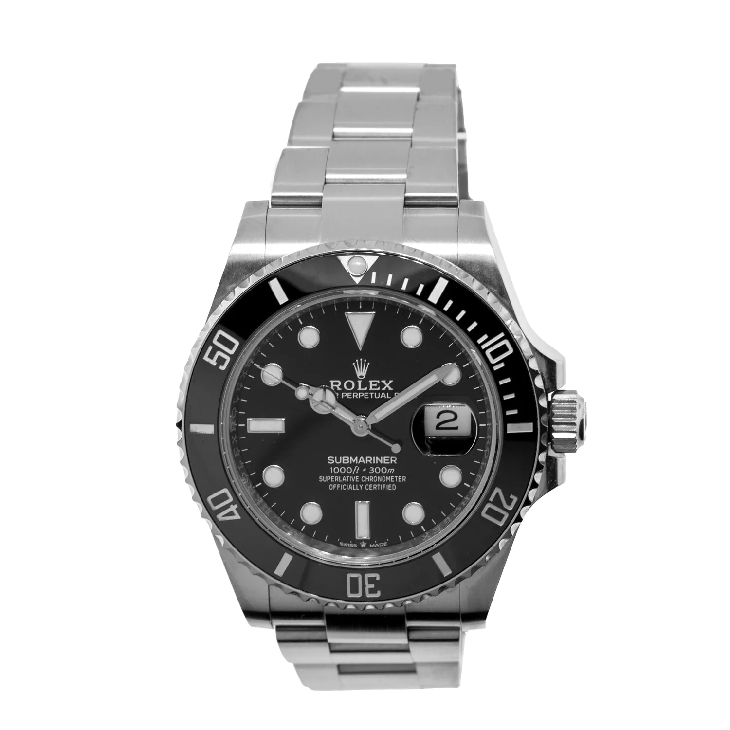 Rolex Submariner Date 41mm Stainless Steel Black Dial Black Bezel 126610LN