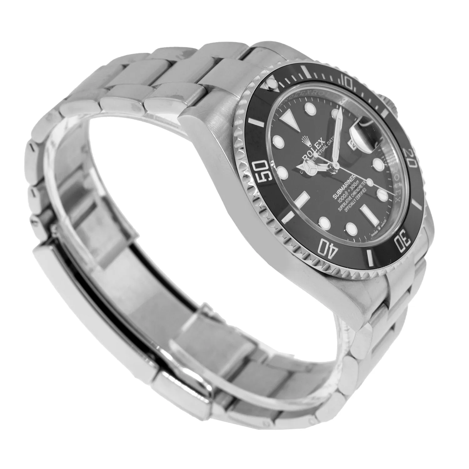 Rolex Submariner Date 41mm Stainless Steel Black Dial Black Bezel 126610LN