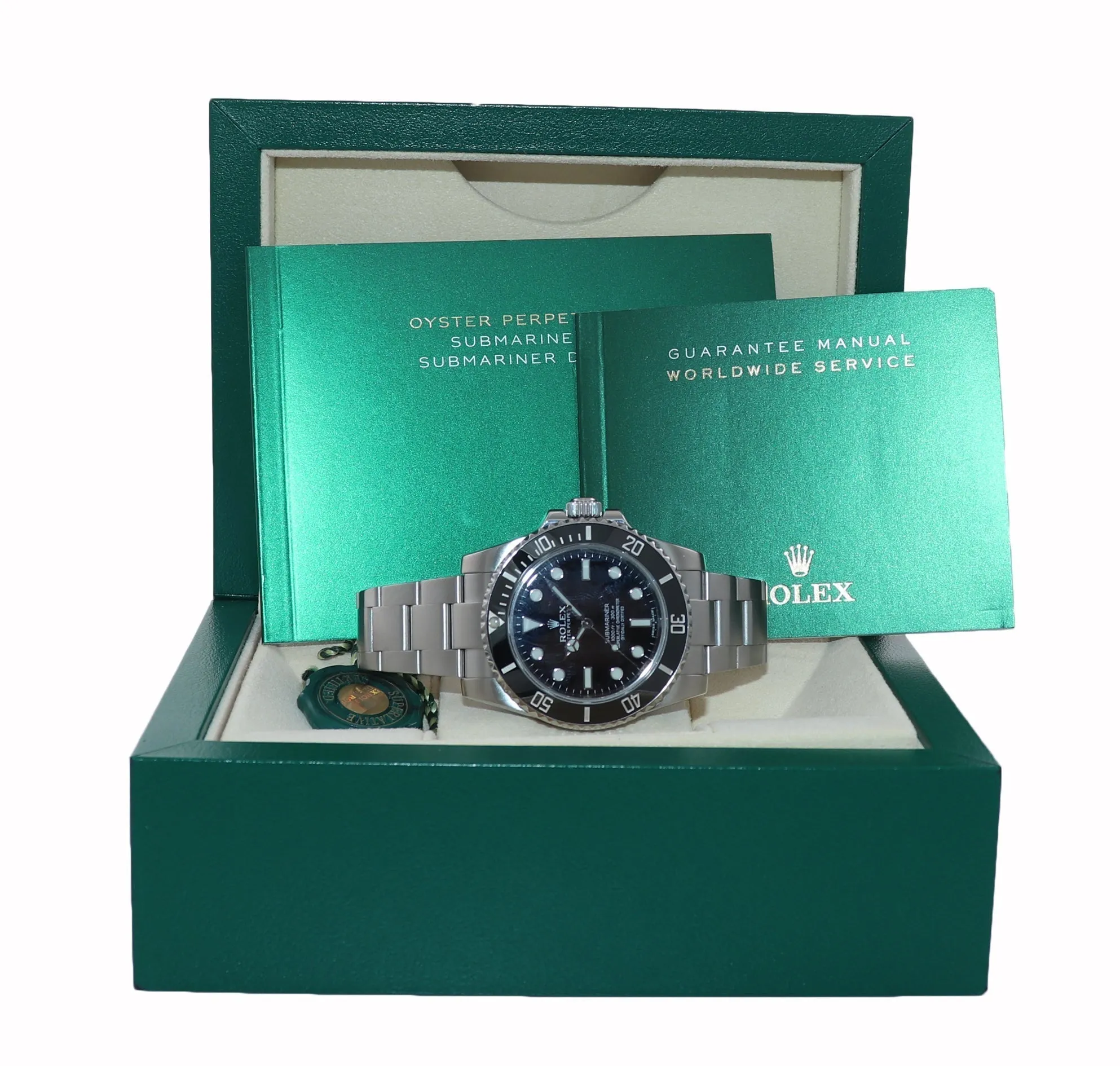 Rolex Submariner No-Date 114060 Steel Black Ceramic 40mm Watch Box