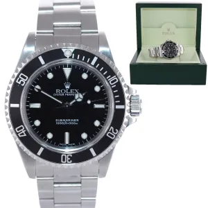 Rolex Submariner No-Date 14060m Steel Black Dial Dive 40mm Watch Box