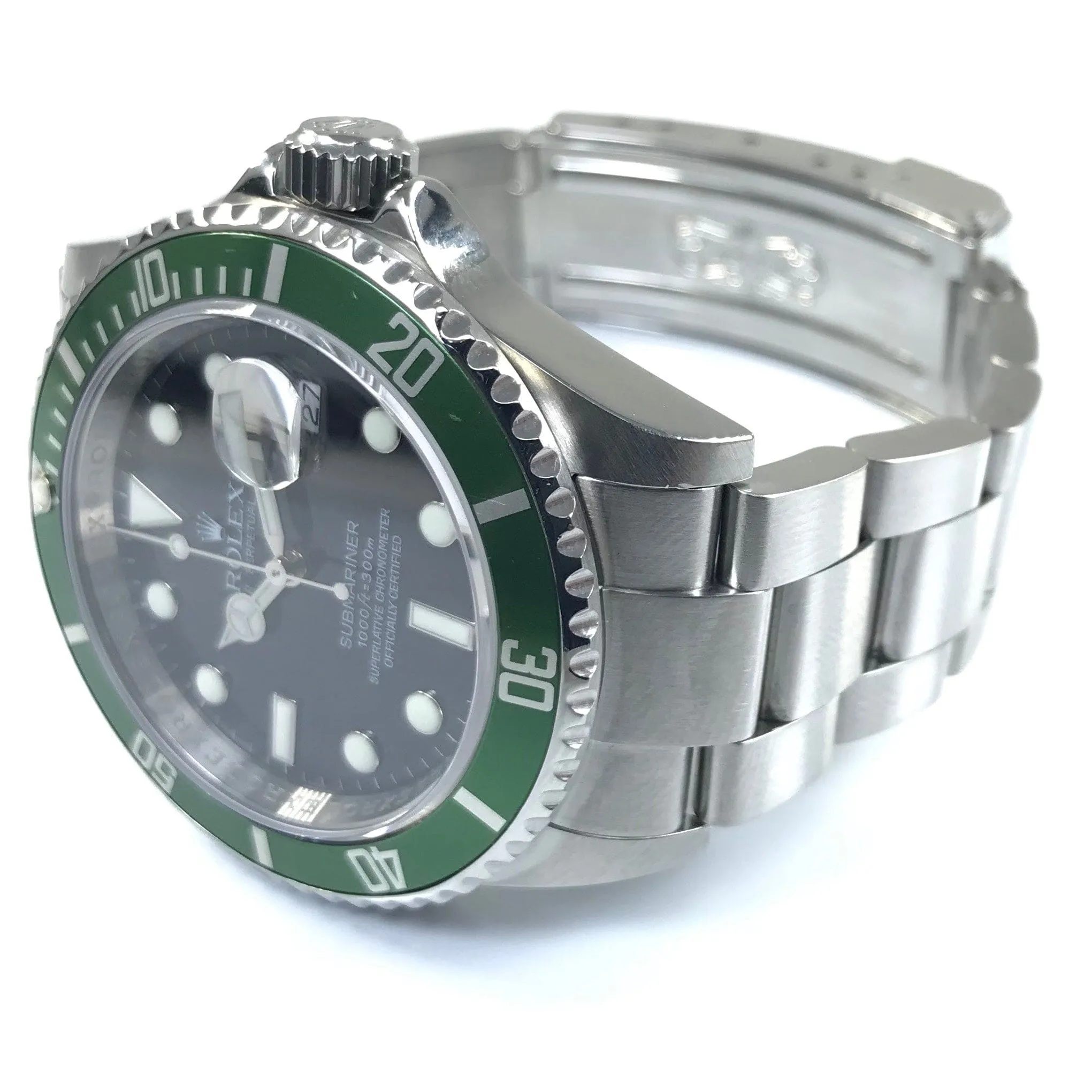 Rolex Submariner "Kermit" M Serial 40mm 16610LV - Pre-Owned