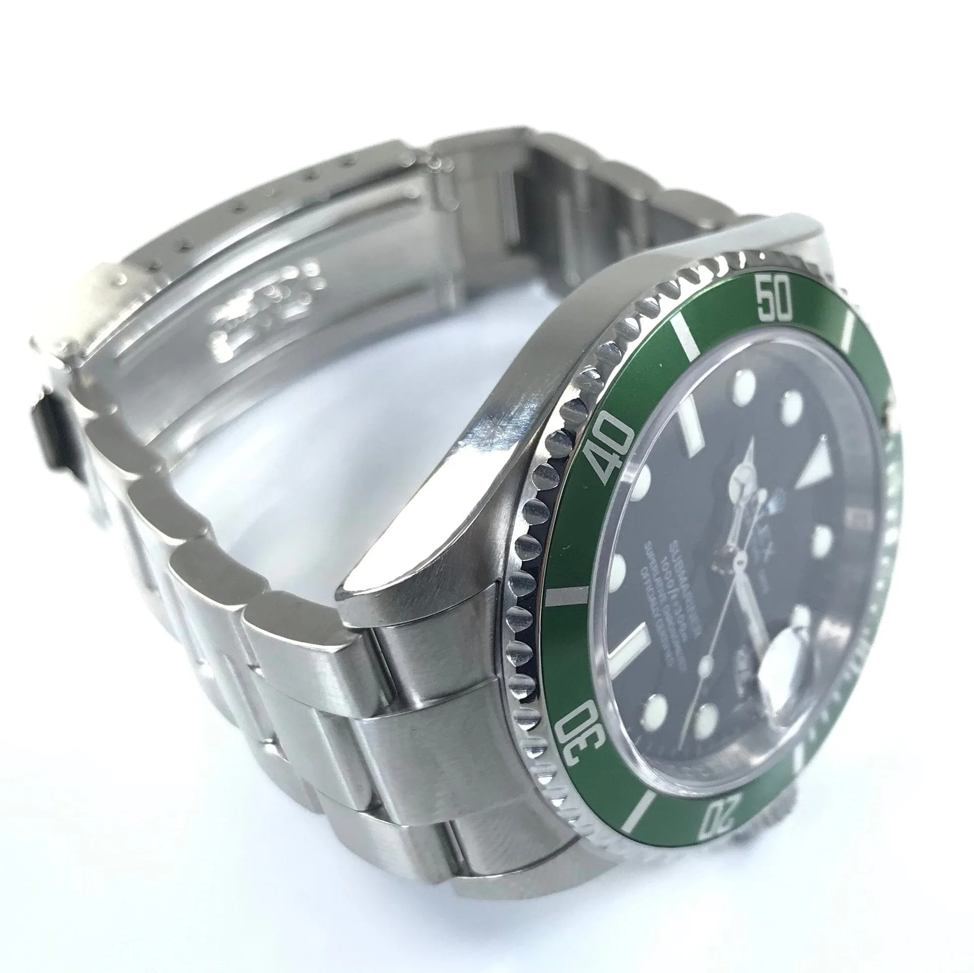 Rolex Submariner "Kermit" M Serial 40mm 16610LV - Pre-Owned