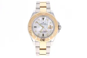 Rolex Yacht-Master Two Tone 18K/SS AM MOP Dial Model 16623