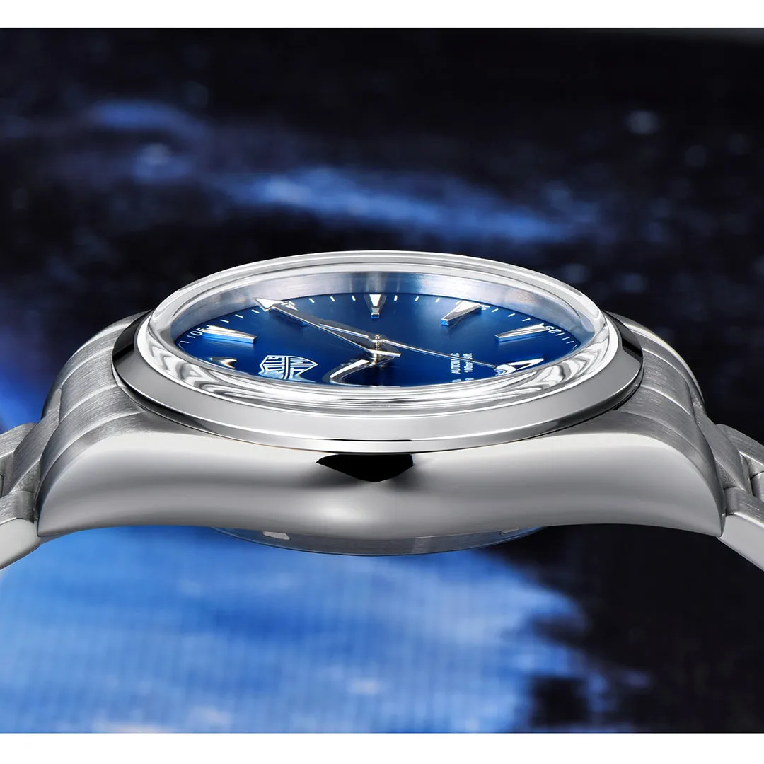 RollsTimi RT-7912 Automatic Men's Watches 38.6mm Stainless Steel Mechanical 100M Waterproof Wrist Watch for Men, TMI NH35 Movt, Sapphire Dial Glass