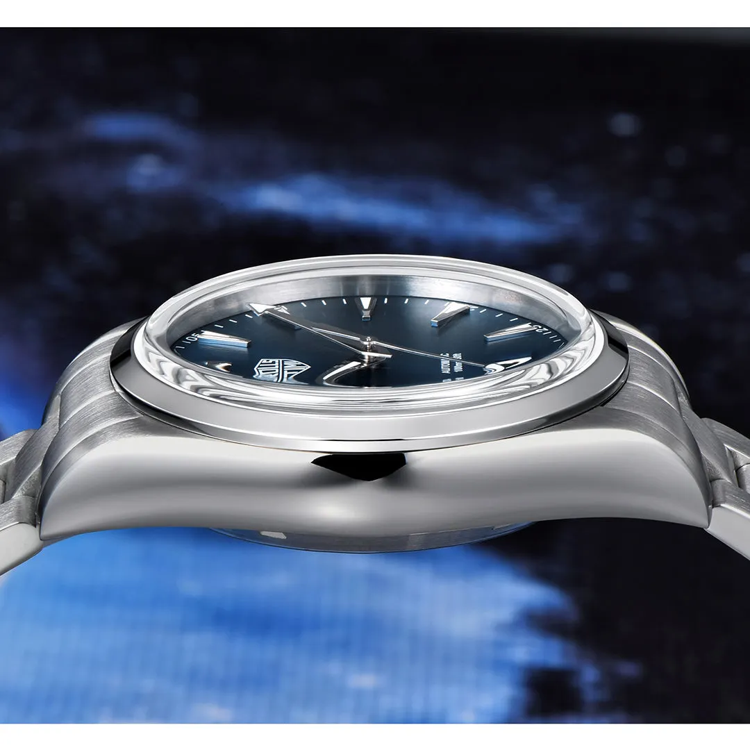 RollsTimi RT-7912 Automatic Men's Watches 38.6mm Stainless Steel Mechanical 100M Waterproof Wrist Watch for Men, TMI NH35 Movt, Sapphire Dial Glass