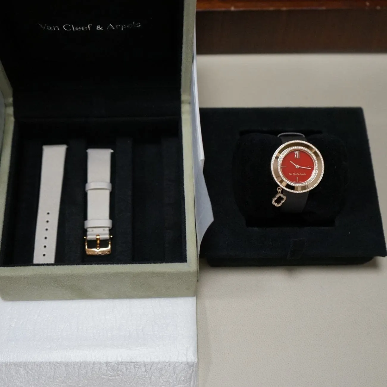 Rose Gold Diamond Bezel