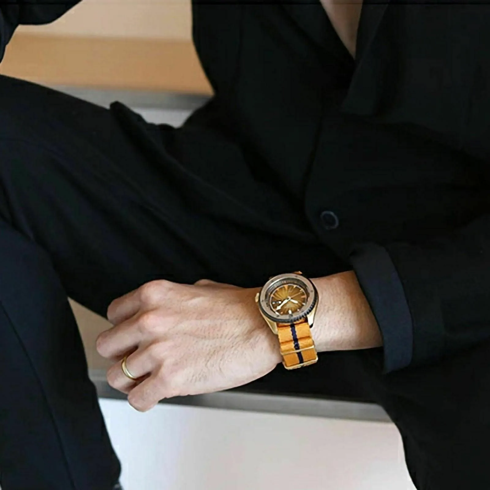 Seiko 5 Sports Naruto Uzumaki Limited Edition Men's Watch SRPF70