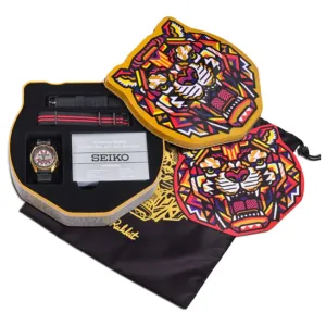 Seiko 5 Sports Rukkit The Tiger SRPJ92K1 SRPJ92 SRPJ92K Limited Edition Mechanical Watch