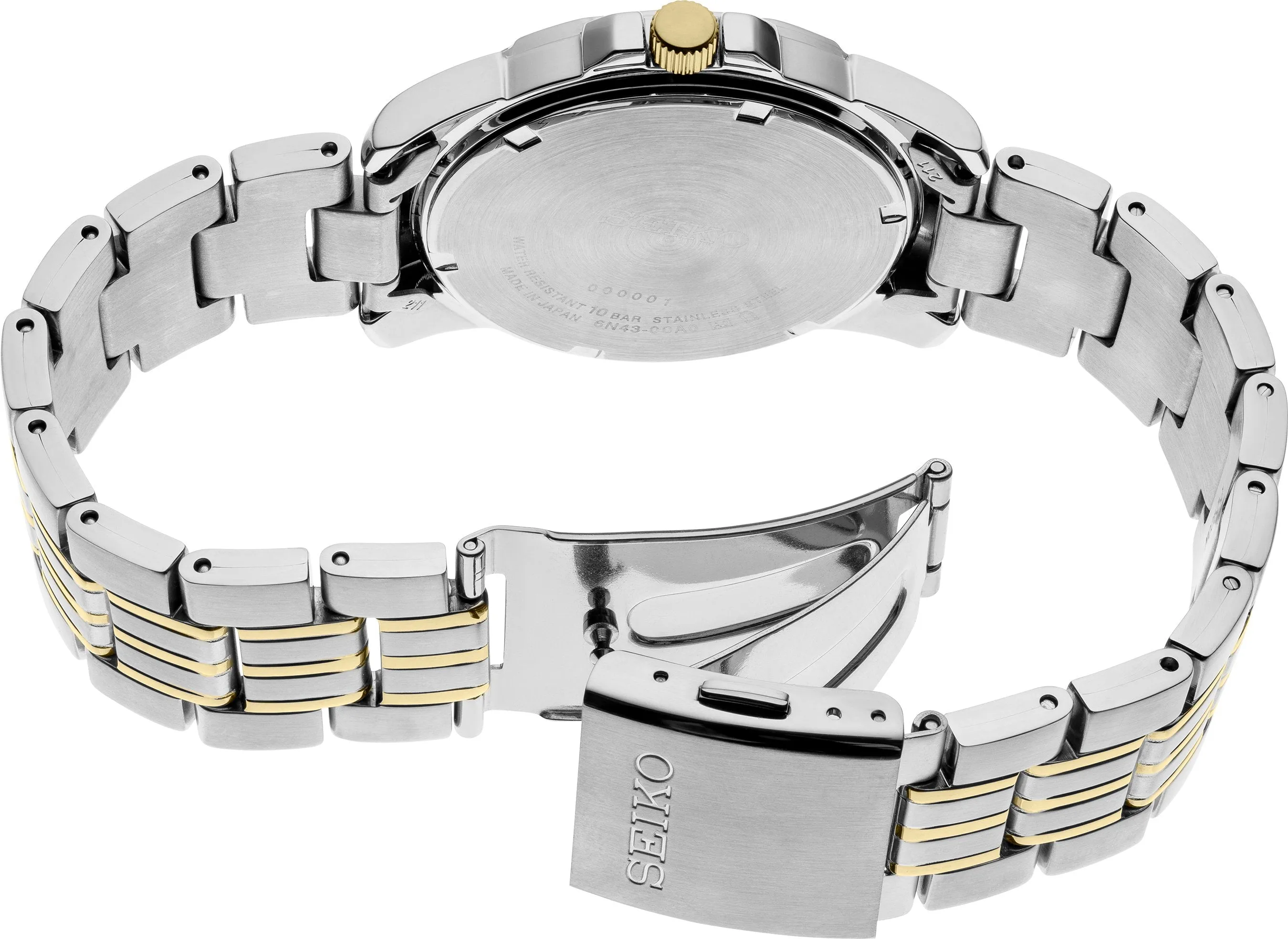 Seiko Essentials Quartz Mens Watch-Grey