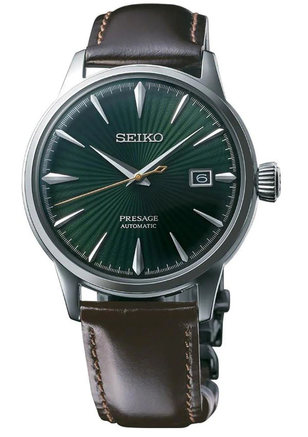 Seiko Presage Analog Automatic with Leather Strap Men's Watch SRPD37J1