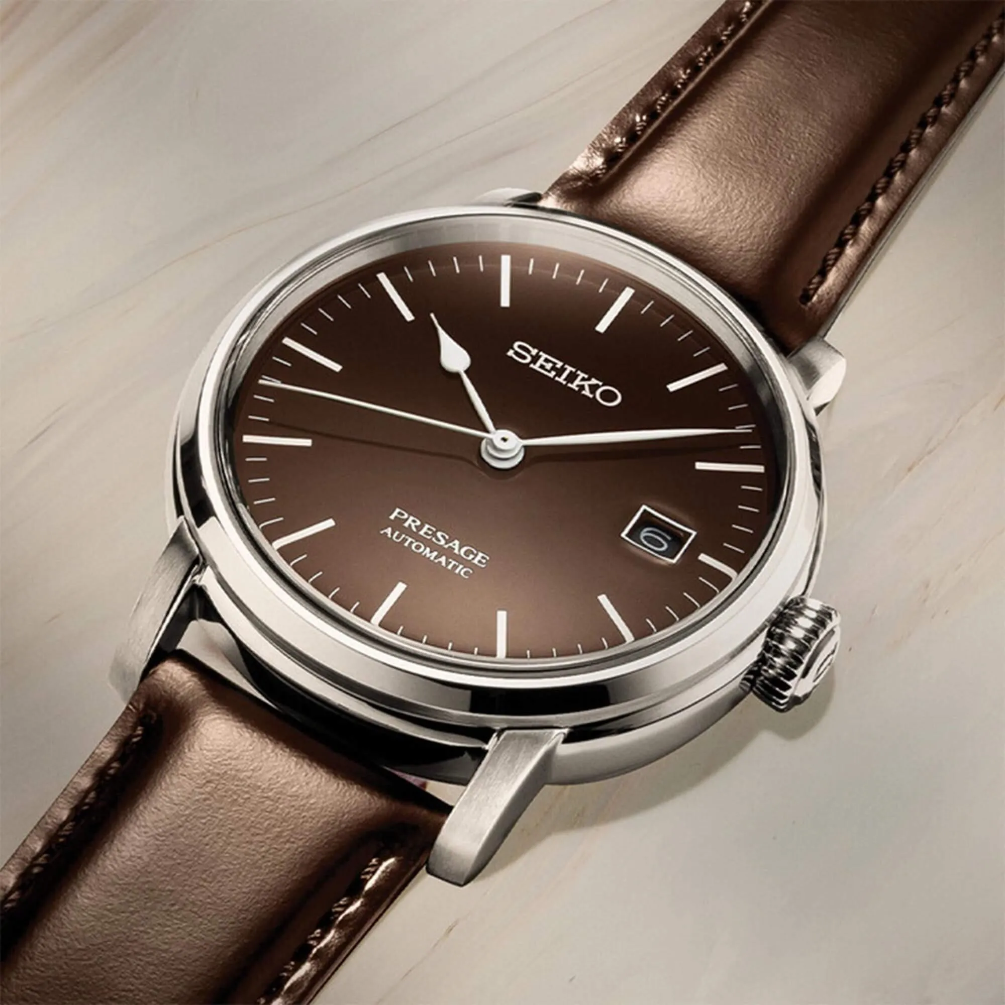 Seiko Presage Automatic Enamel Dial Men's Watch SPB115J1