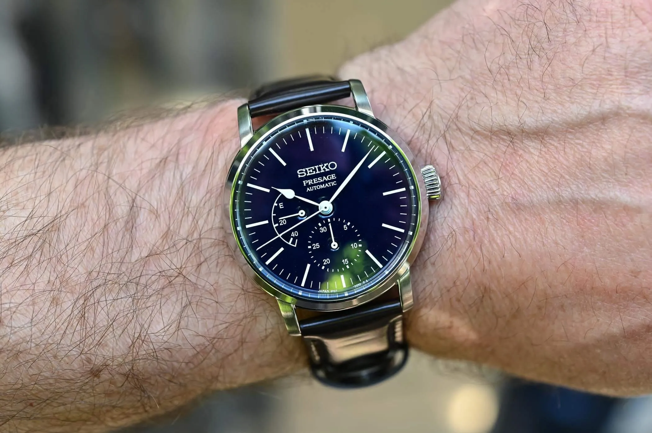 Seiko Presage Automatic Enamel Dial Men's Watch SPB163J1