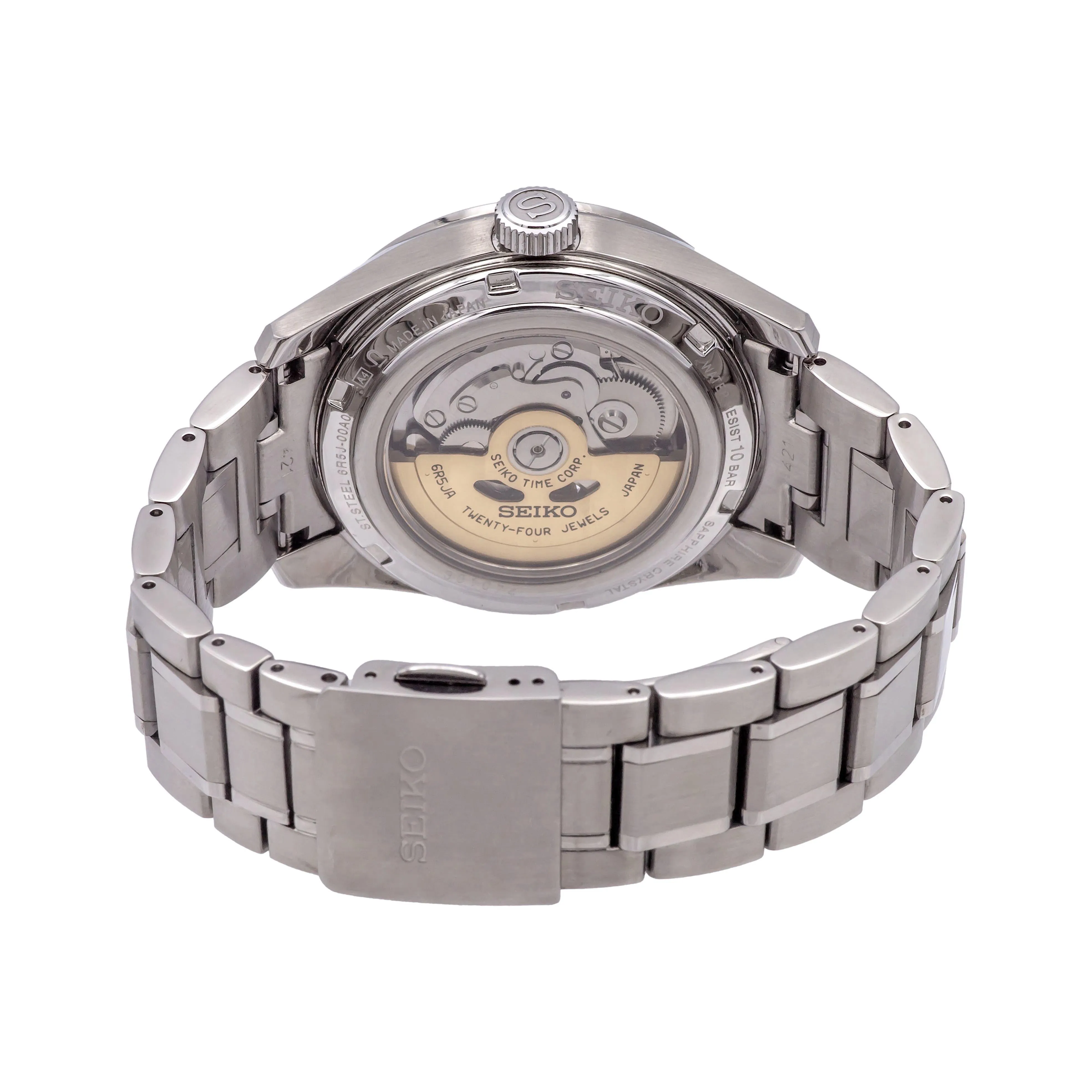 Seiko Presage SPB415 Automatic Watch with Open-Heart Design and Sub-Dial