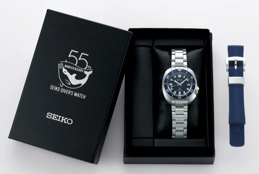 Seiko Prospex Automatic 1970 Diver's 55th Anniversary Limited "Captain Willard" Blue Turtle SBDC123 (SPB183)